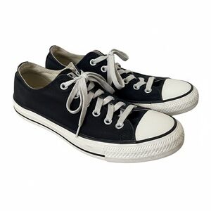 Y2K Converse All Star Double Tongue Black & Purple Sneakers - Size 8